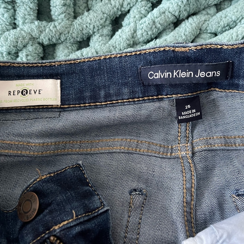 Calvin Klein Jeans Dark Blue Denim - Picture 6 of 7